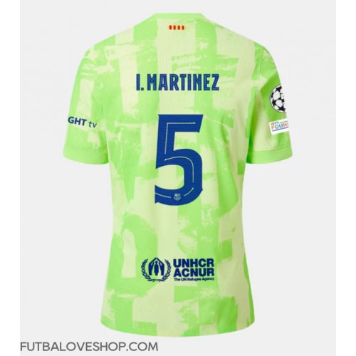 Dres Barcelona Inigo Martinez #5 Tretina 2024-25 Krátky Rukáv